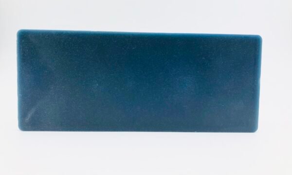 plaque de bio acétate chargé en blé - bleu/vert